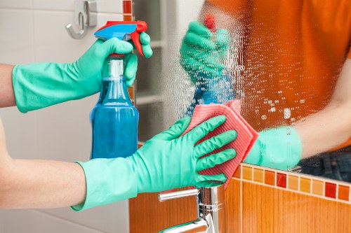 Professional mattress cleaning with vacuuming and stain removal