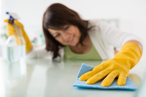 Kitchen deep clean during move out cleaning service