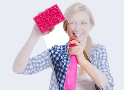 Kitchen surface cleaning as part of domestic cleaning