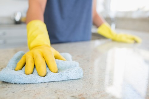 Deep carpet cleaning equipment in use on a residential floor
